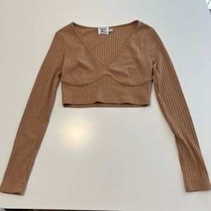 Brown Princess Polly Top